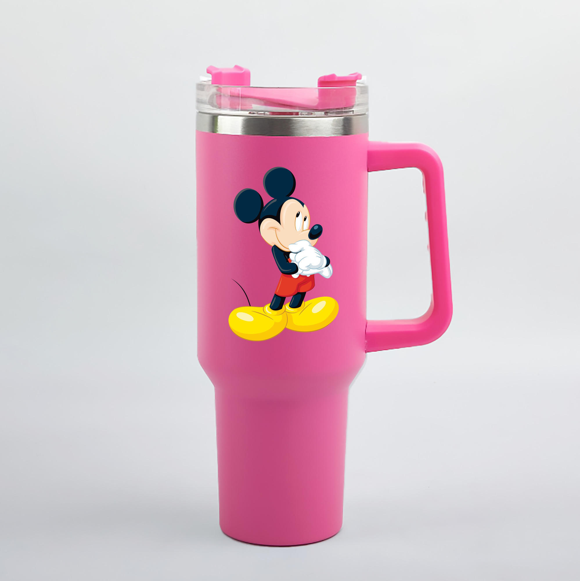 （画像用） ミッキーマウス Mickey Mouse 1200mL車用タンブラー（カラープリント）